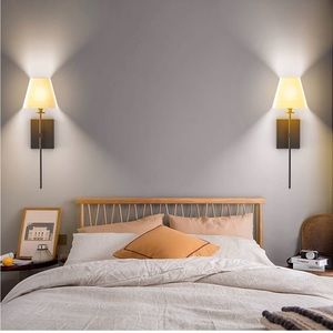 Wall Sconces Lamp Plug In 2 Lamps